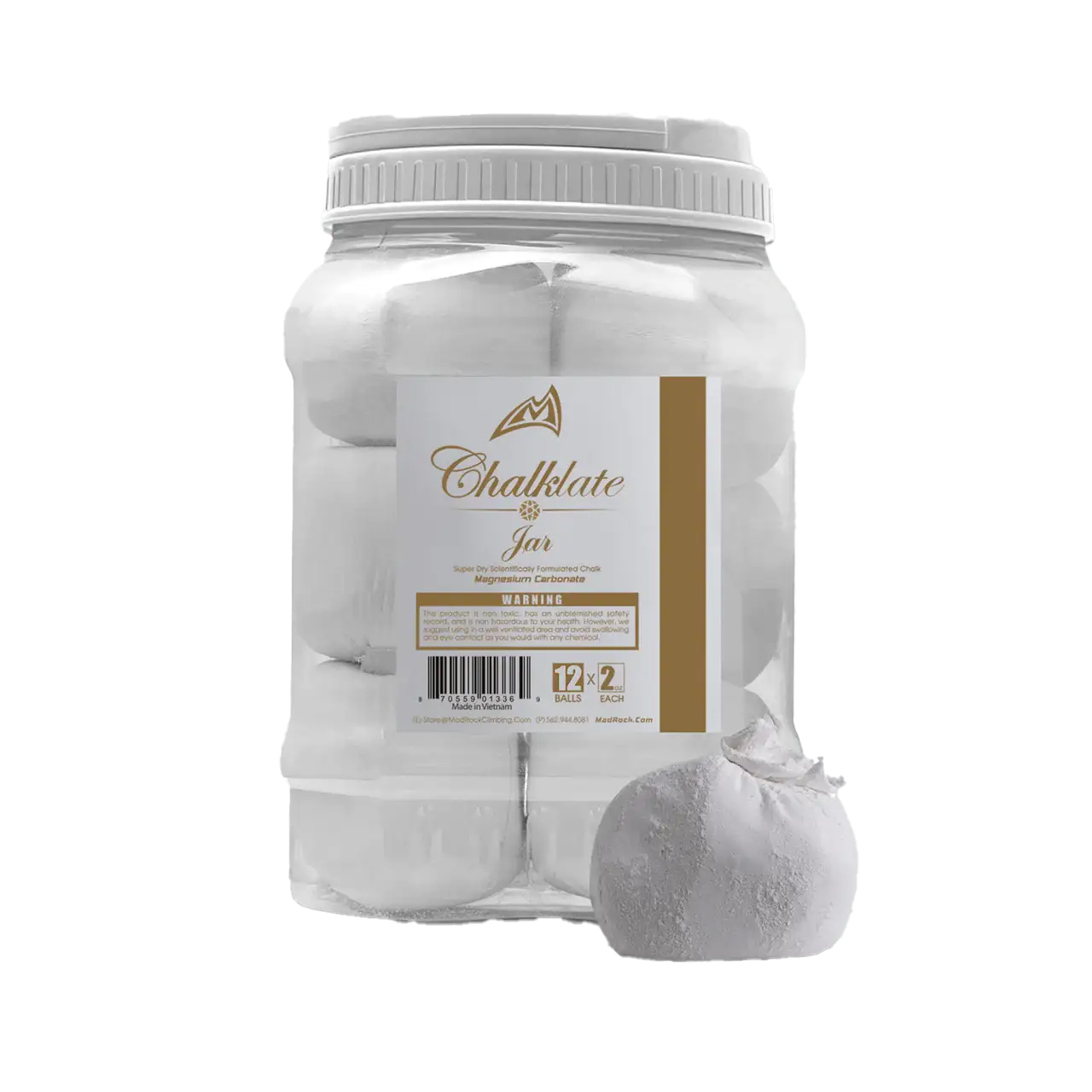 Mad Rock Refillable Chalklate Sock