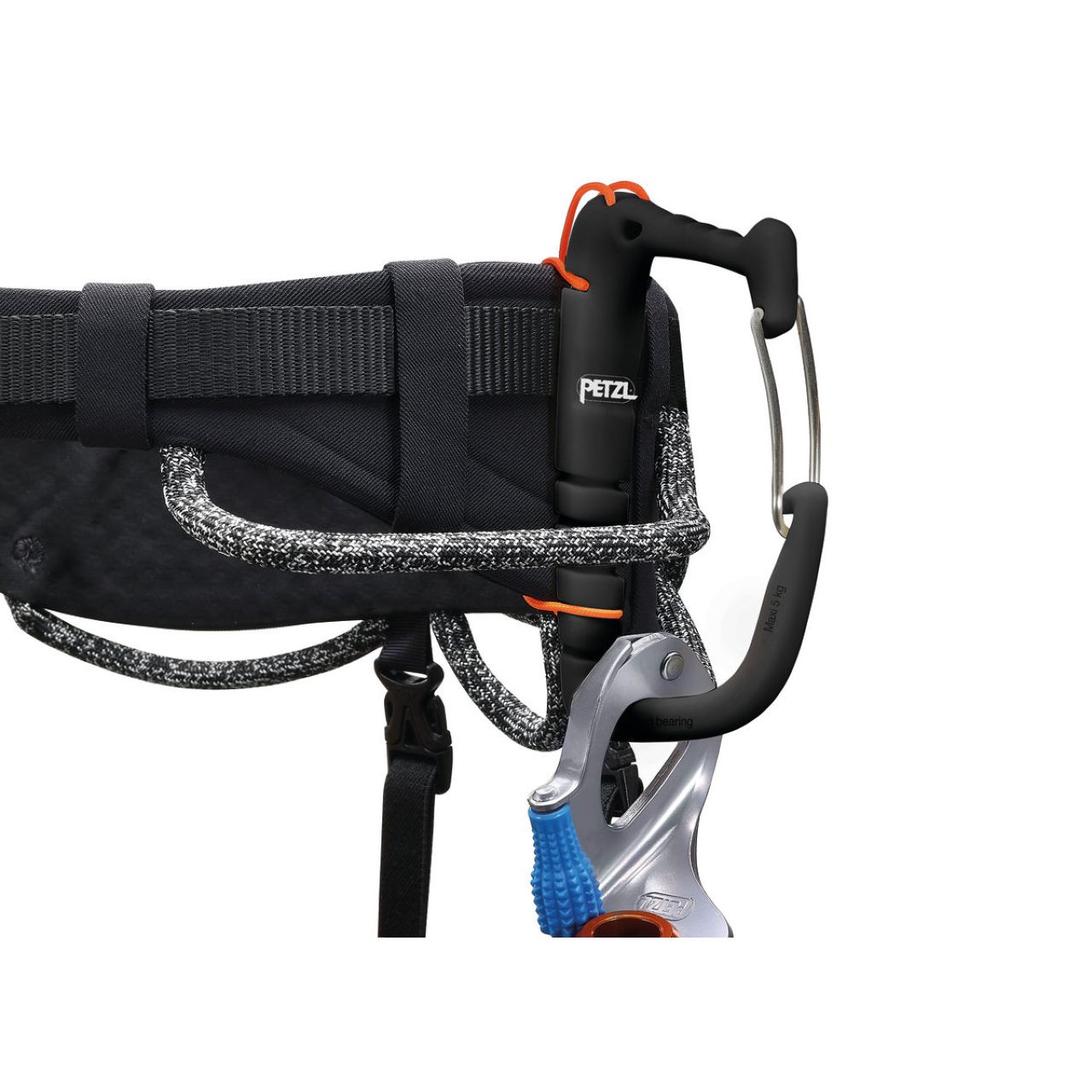 PETZL - Harness CORAX LT - Unisex, Dark Grey, M PETZL - Harness CORAX LT - Unisex, Dark Grey, M
