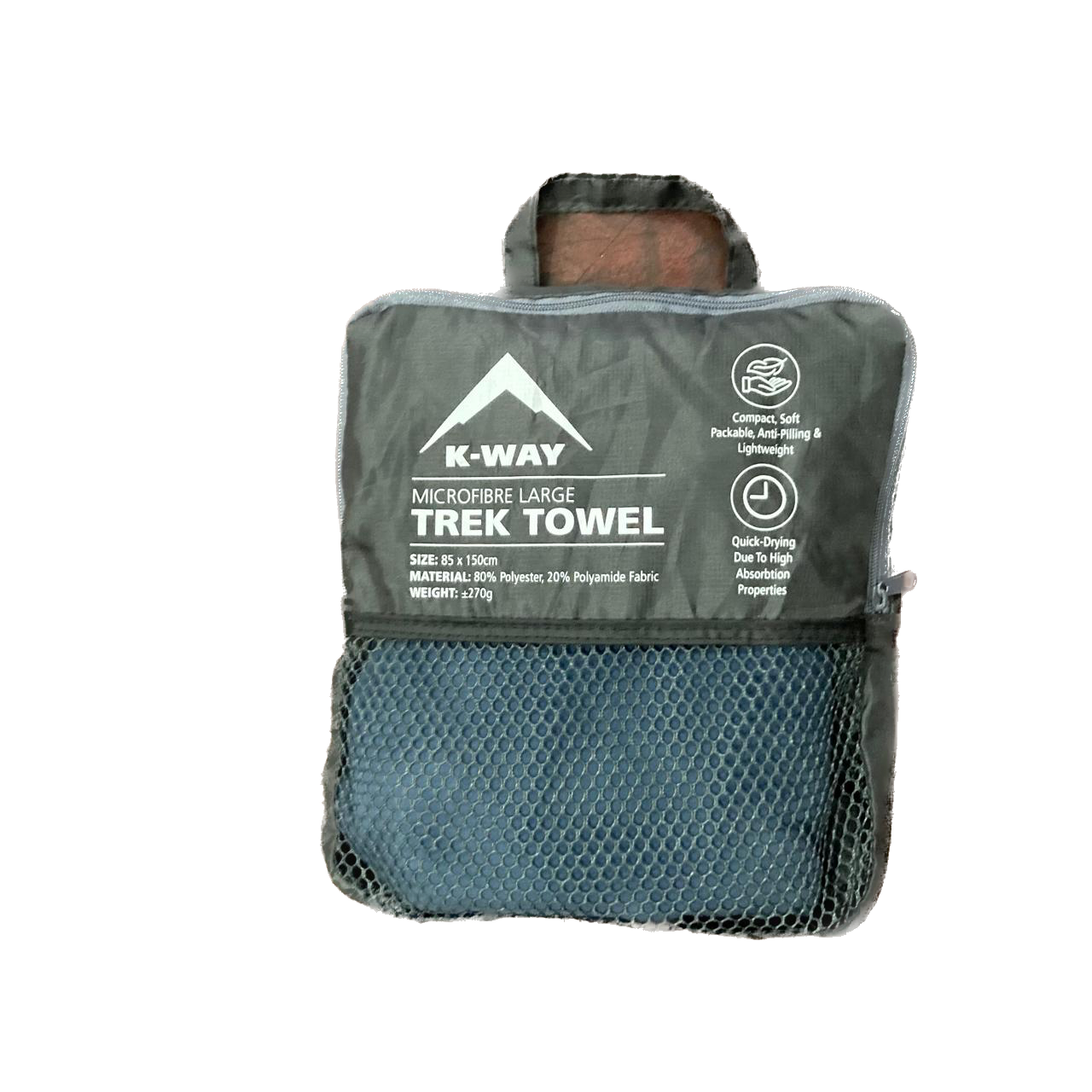 K-Way Trek Towel microfibre (large) Large (127)