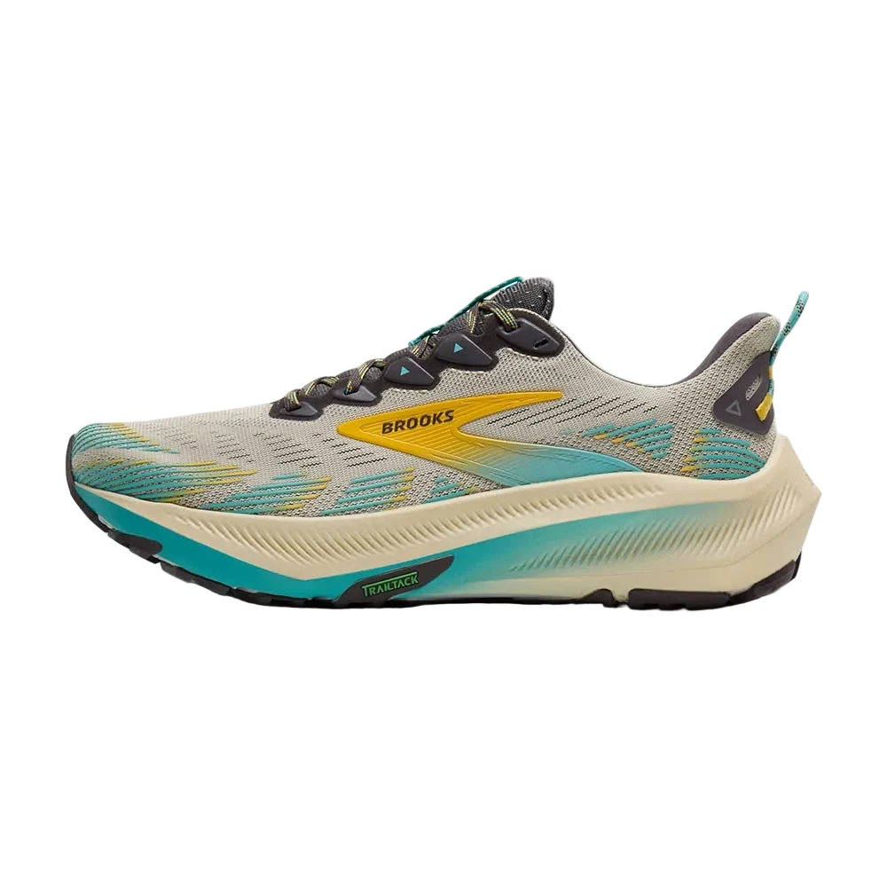 Brooks running shoe on a white background