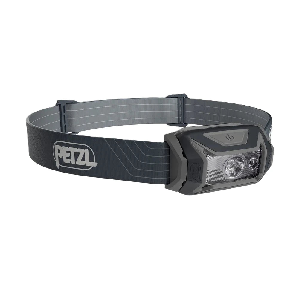 Headlamp with Petzl logo on a white background