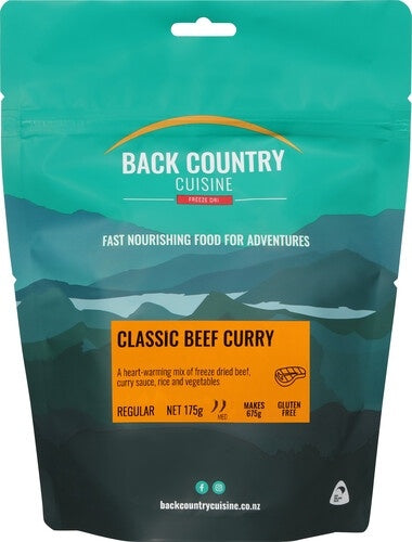Back Country Dehydrated Classic Beef Curry